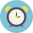 Free alarm flat 128x128 icon & Download free icons for commercial use