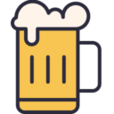 Free beer outline filled 128x128 icon & Download free icons for commercial use