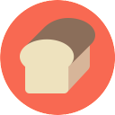 Free bread flat 128x128 icon & Download free icons for commercial use