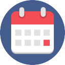 Free Calendar Icon Flat & Download free icons for commercial use
