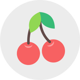 Free cherries flat icon & Download free icons for commercial use