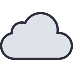 Free cloud outline filled icon & Download free icons for commercial use