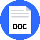 Free DOC File Icon Flat & Download free icons for commercial use