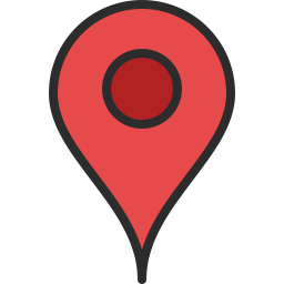Free location pin curvy outline filled icon & Download free icons for commercial use