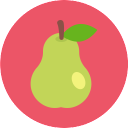 Free pear flat 128x128 icon & Download free icons for commercial use